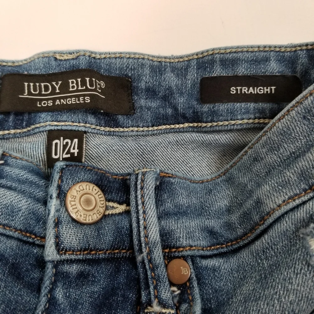 Judy Blue Straight Jeans Size 0/24